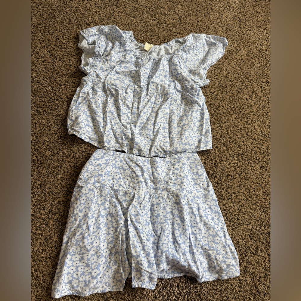 Crewcuts 2 piece skort set floral size 8 and size 12 - Picture 7 of 10